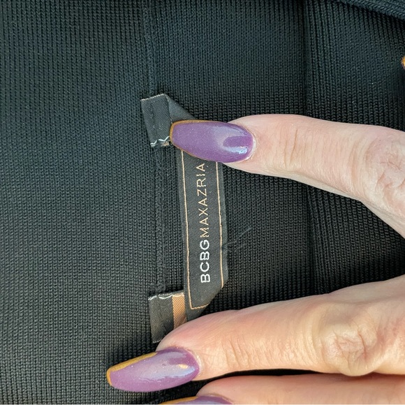 BCBG MAXAZRIA SIMONE TEXTURED POWER SKIRT SIZE S - Picture 2 of 4